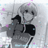 a black and white drawing of a boy with a shirt that says bastard