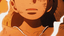 a close up of a cartoon character 's face with a few lines on it