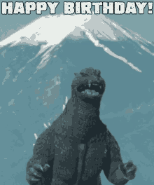 Happy Birthday Godzilla GIF - Happy Birthday Godzilla GIFs