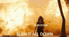 Burn It Down Survivor GIF - Burn It Down Survivor GIFs