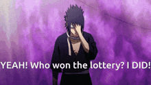 Sasuke Lottery GIF - Sasuke Lottery Sasuke Lottery GIFs
