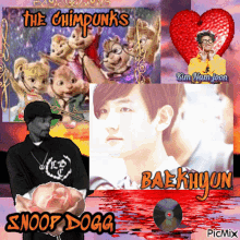 Baekhyun Snoop Dogg GIF - Baekhyun Snoop Dogg Chimpunks GIFs