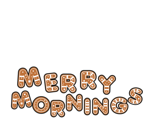Many Mornings Merry Christmas Sticker - Many Mornings Merry Christmas Merry Mornings Stickers