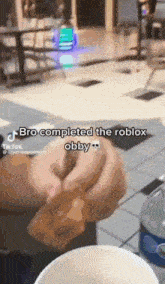Bro Completed The Roblox Obby GIF - Bro Completed The Roblox Obby GIFs