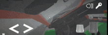 a screenshot of a video game shows a car and a few buttons including one that says ' grab '