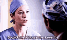 Greys Anatomy Meredith GIF - Greys Anatomy Meredith Pick Me GIFs