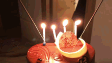 Ebru Candles GIF - Ebru Candles Surprised GIFs