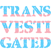 a hand holding a stamp that says trans gay