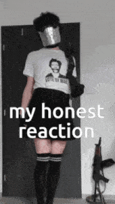 My Honest Reaction My Honest Reaction To That Information GIF - My Honest Reaction My Honest Reaction To That Information Skirt GIFs