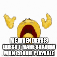Shadow Milk Cookie Nooo Meme GIF - Shadow Milk Cookie Nooo Meme GIFs
