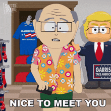 Nice To Meet You Herbert Garrison GIF - Nice To Meet You Herbert Garrison South Park Spring Break GIFs