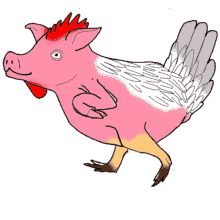 Chickpig Pigchick GIF - Chickpig Pigchick Chicken Pig GIFs