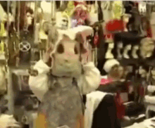 Somebunny Doesn'T Give A F*ck GIF - Bunny Costume Dance GIFs
