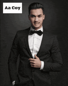 a picture of a man in a suit with the words thanks you