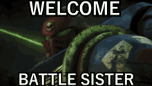 Welcome Welcome Battle Sister GIF - Welcome Welcome Battle Sister Welcome Sister GIFs