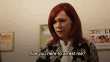 Are You Here To Arrest Me Elsbeth Tascioni GIF - Are You Here To Arrest Me Elsbeth Tascioni The Good Fight GIFs