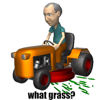Touch Grass Grass Sticker