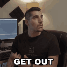 Get Out Rudy Ayoub GIF - Get Out Rudy Ayoub Leave Me Alone GIFs