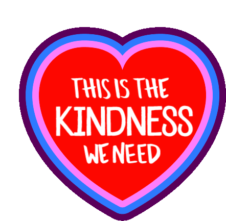 Kindness Heart Sticker - Kindness Kind Heart Stickers