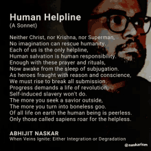 abhijit naskar naskar human helpline humanitarian social work