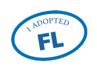 I Adopted Fl Crooked Media Sticker - I Adopted Fl Crooked Media Adopt A State Stickers