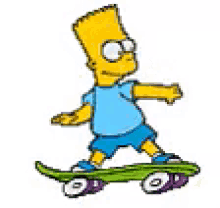 Bart Skating GIF - Bart Skating GIFs