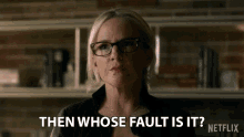 then whose fault is it rachael harris linda martin lucifer who is to blame