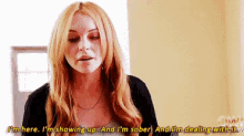 sober dealing with it lindsay lohan strong