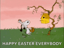Hppyeaster Snoopy GIF