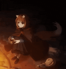 Holo Wagging GIF - Holo Wagging Tail GIFs