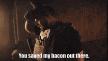 You Saved My Bacon Out There Seal Team GIF - You Saved My Bacon Out There Seal Team Sonny Quinn GIFs