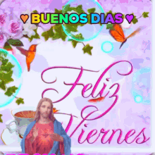 Buenos Dias Feliz Viernes GIF - Buenos Dias Feliz Viernes Jesus GIFs