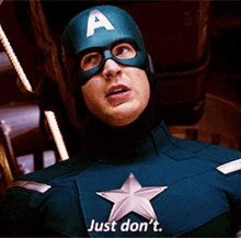 Captain America Just Dont GIF - Captain America Just Dont Dont Do It GIFs