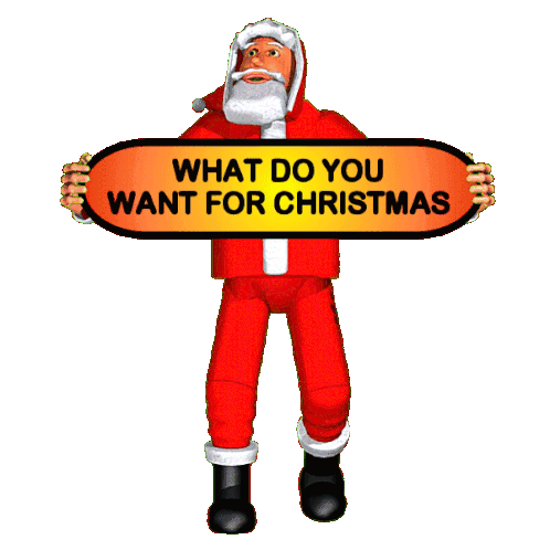 What Do You Want For Christmas Christmas Present Sticker - What Do You Want For Christmas Christmas Present Santa Claus Sticker Stickers
