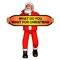 What Do You Want For Christmas Christmas Present Sticker - What Do You Want For Christmas Christmas Present Santa Claus Sticker Stickers
