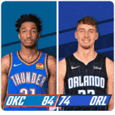 Oklahoma City Thunder (84) Vs. Orlando Magic (74) Third-fourth Period Break GIF - Nba Basketball Nba 2021 GIFs