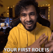 Your First Role Is Very Iconic Abish Mathew GIF - Your First Role Is Very Iconic Abish Mathew Son Of Abish GIFs