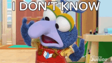 I Dont Know Baby Gonzo GIF - I Dont Know Baby Gonzo Muppet Babies GIFs