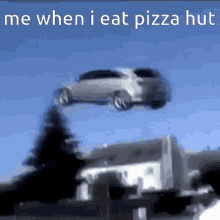 Pizza Hut Flying Car GIF