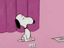 снупи собака пес бигль чарли браун фу фе иу противно GIF - Snoopy Peanuts Charlie Brown GIFs