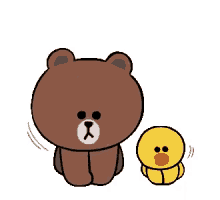 cony and brown brown sally friends bear