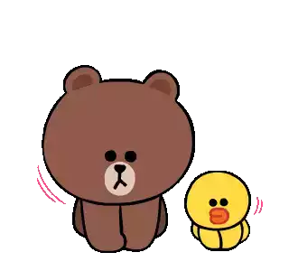 Cony And Brown Sally Sticker - Cony And Brown Brown Sally Stickers