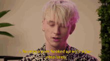 Ive Hooked Up With A Fan Yes Mgk Drinking Game GIF - Ive Hooked Up With A Fan Yes Mgk Drinking Game Mgk GIFs