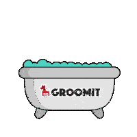 Groomit Pet Bath Sticker - Groomit Pet Bath Cat And Dog Stickers