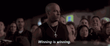 Vin Diesel Fast And Furious GIF - Vin Diesel Fast And Furious Winning Is Winning GIFs