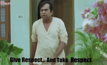 Give Respect And Take Respect Gif GIF - Give Respect And Take Respect Gif Brahmanandam GIFs