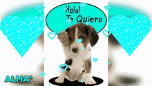 Hola Te Quiero Puppy GIF