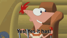 Phineas And Ferb Phineas Flynn GIF - Phineas And Ferb Phineas Flynn Yes Yes It Has GIFs