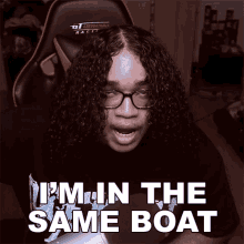 Im In The Same Boat As You Miniklin GIF - Im In The Same Boat As You Miniklin Im On The Same Page With You GIFs
