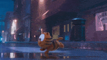 Crossing The Road Garfield GIF - Crossing The Road Garfield The Garfield Movie GIFs
